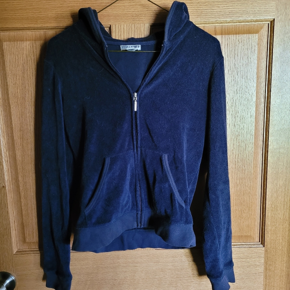 Steve & Barry's Navy Zipper Hoodie Jacket